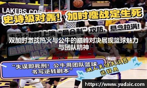 双加时激战热火与公牛的巅峰对决展现篮球魅力与团队精神