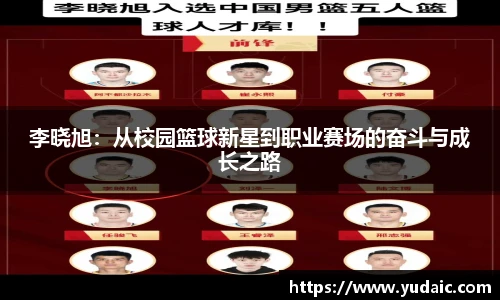 李晓旭：从校园篮球新星到职业赛场的奋斗与成长之路